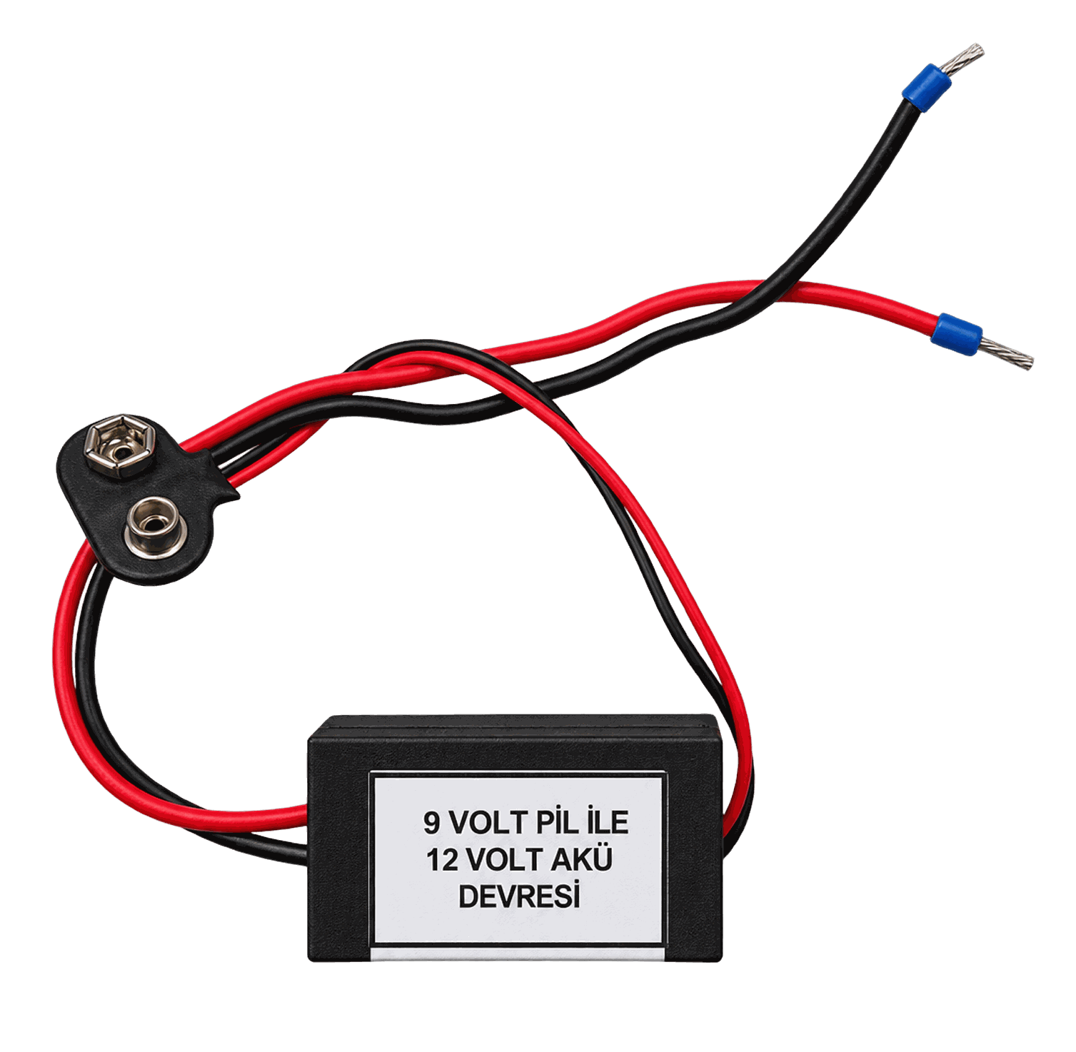 9 Volt Pil ile 12 Volt Akü Devresi